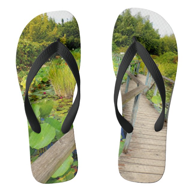 Lily Pond Flip Flops (Footbed)