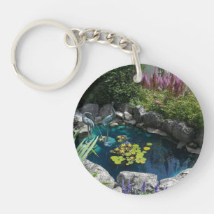 Lily Pond Key Ring