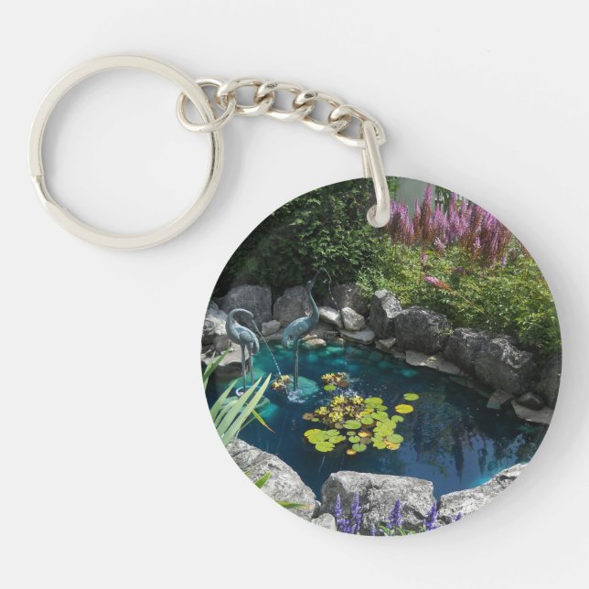 Lily Pond Key Ring (Front)
