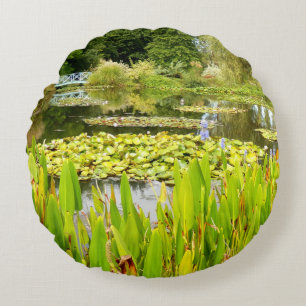 Lily Pond Round Cushion