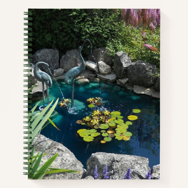 Lily Pond Spiral Notebook (Front)