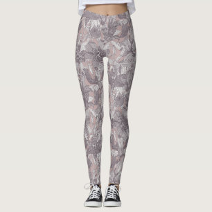 lily raisin rose leggings