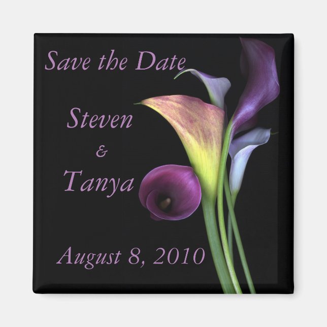 Lily Save the Date Magnet (Front)