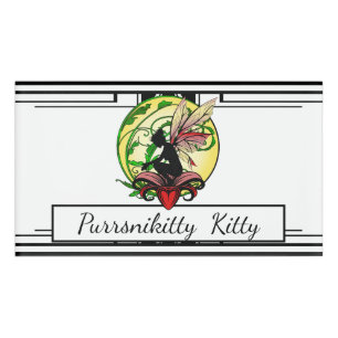 Lily Shadow Fairy Name Tag