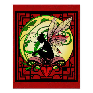 Lily Shadow Fairy Poster