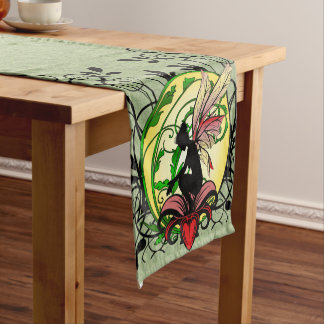 Lily Shadow Fairy Short Table Runner