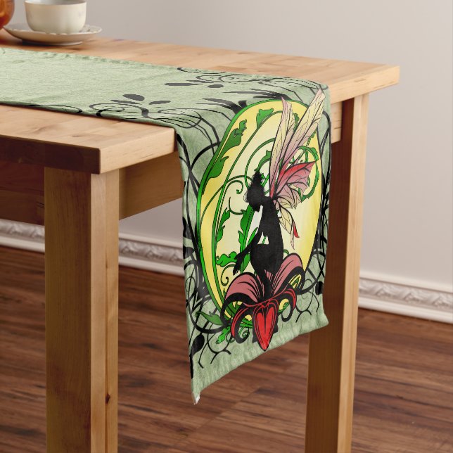 Lily Shadow Fairy Short Table Runner (In Situ)
