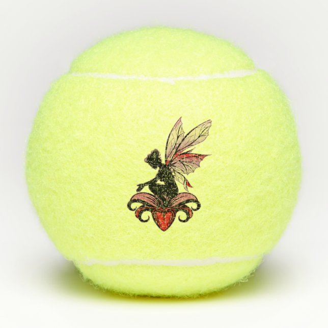 Lily Shadow Fairy Tennis Balls (Front)