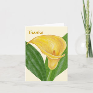 Lily thank you card