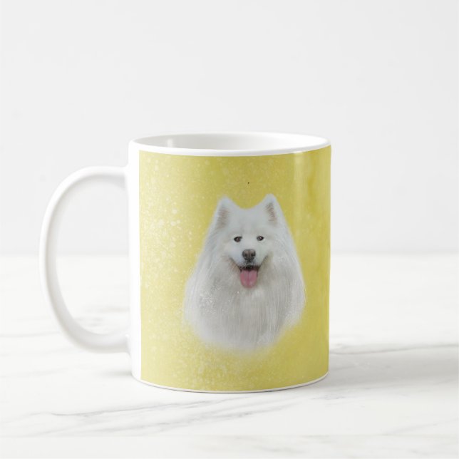 Lily the samoyed coffee mug (Left)