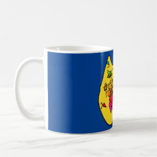 Lily's Abstract Cat Coffee Mug