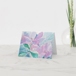 Lily's Folded Greeting Card