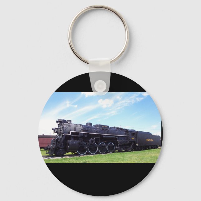 Lima-Baldwin Locomotive Nickel Plate Railroad #757 Key Ring (Front)