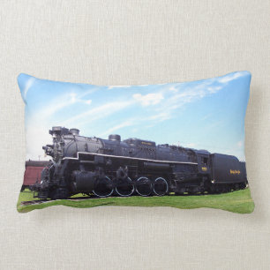 Lima-Baldwin Locomotive Nickel Plate Railroad #757 Lumbar Cushion
