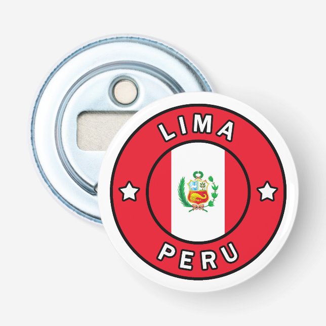 Lima Peru Bottle Opener (Front)
