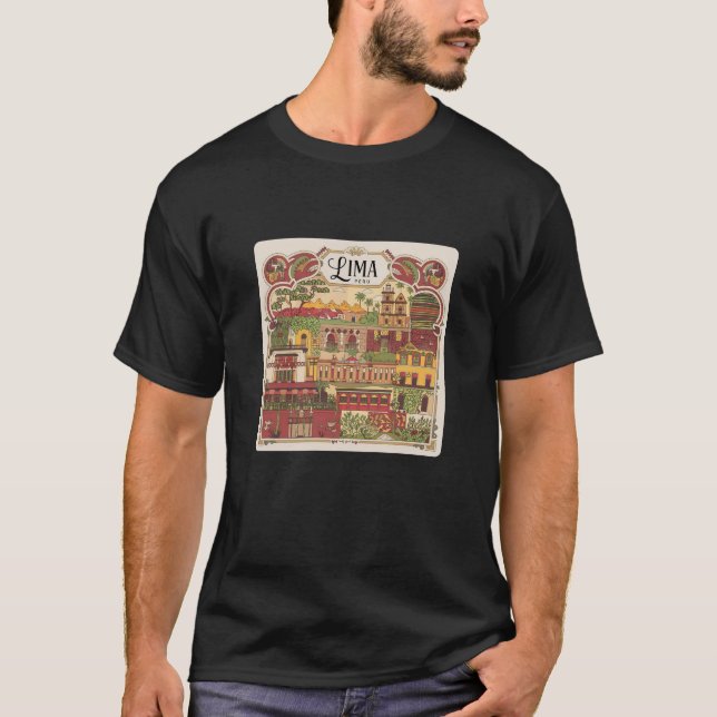 Lima Peru Lovers Gift Idea T-Shirt (Front)