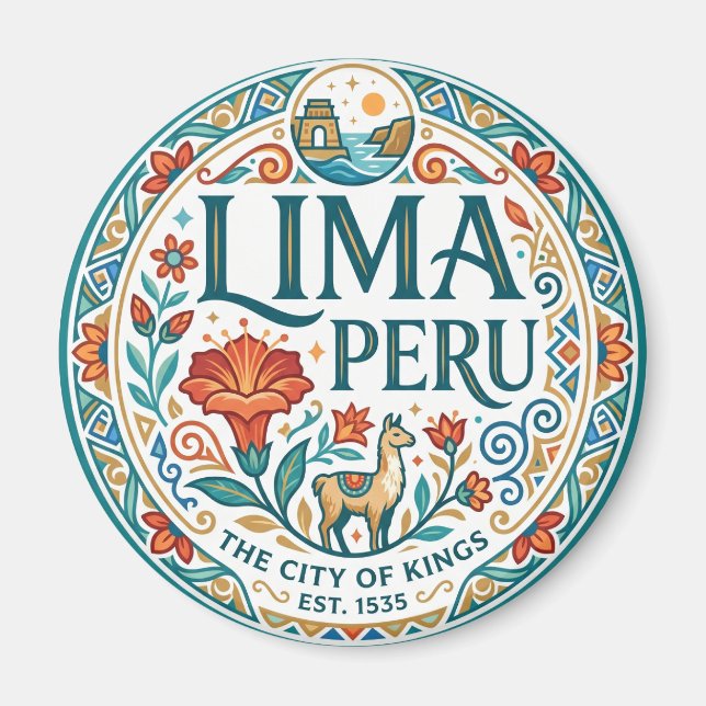 Lima Peru Magnet (Front)