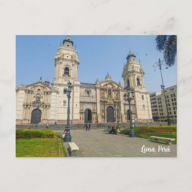 Lima, Perú, Plaza Mayor Postcard (Front)