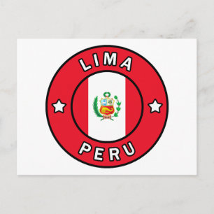 Lima Peru Postcard