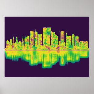 Lima Peru Skyline Poster
