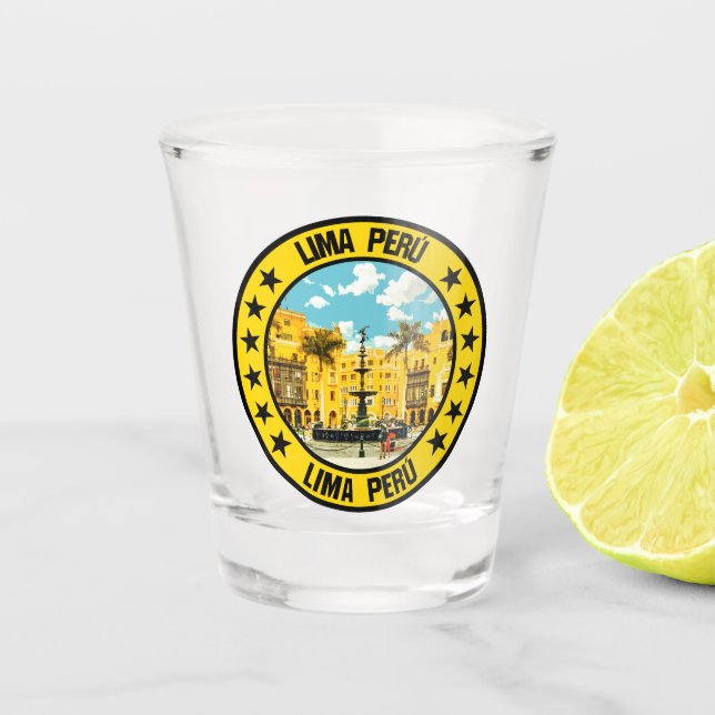 Lima                                               shot glass (Front)