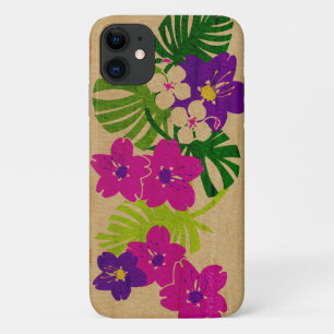 Limahuli Garden Hawaiian Faux Wood Pink Case-Mate iPhone Case