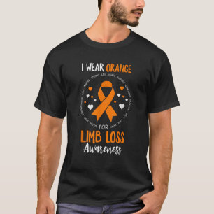 Limb Loss Awareness Ribbon Funny Amputee Support A T-Shirt