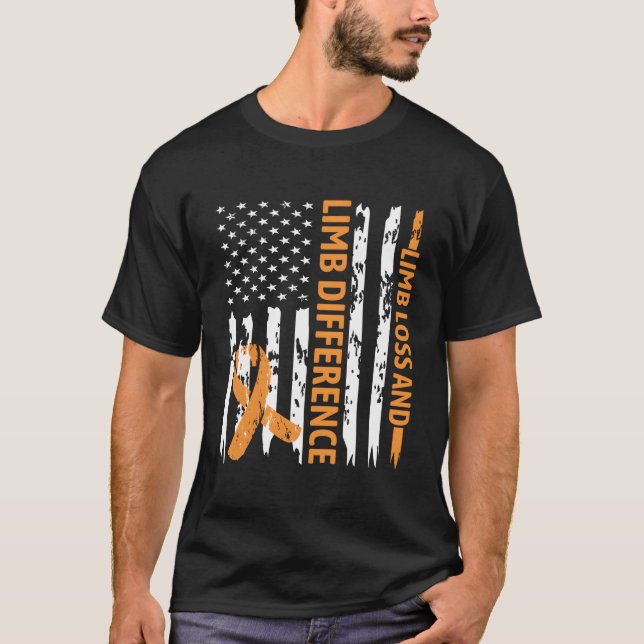 Limb Loss & Limb Difference Awareness T-Shirt (Front)
