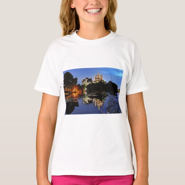 Limburg Cathedral at the Blue Hour T-Shirt (Front)