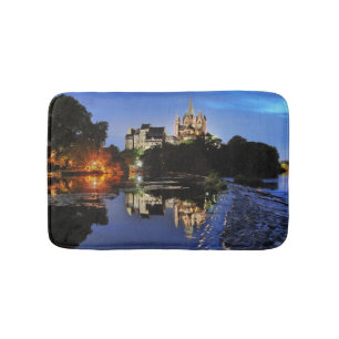 Limburg Dom zur blauen Stunde Bath Mat