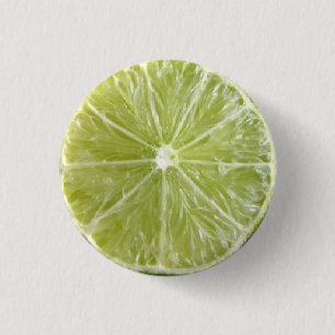 Lime 3 Cm Round Badge