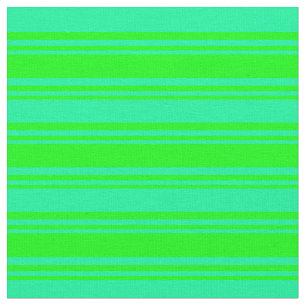 Lime and Green Lines Fabric