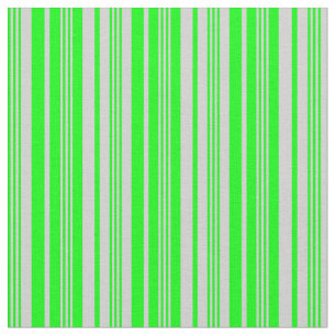 Lime and Light Grey Coloured Pattern Fabric
