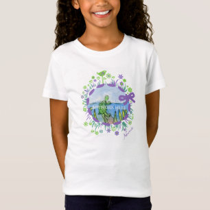 Lime and Lilac Flower Kids Shirt $27.95