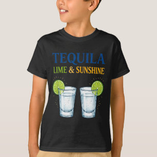 Lime and sunshine funny summer drinking vacation T-Shirt