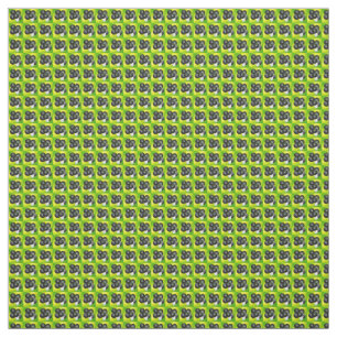 Lime And Yellow Lawn Bowls Pattern, Fabric