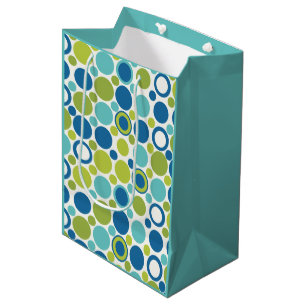 Lime & Aqua Bubble MCM Gift Bag