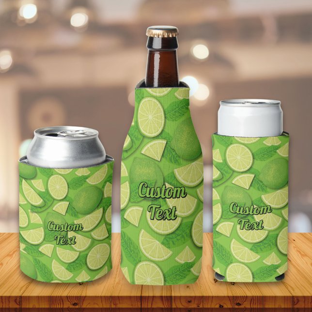 Lime Background Bottle Cooler (Creator Uploaded)