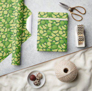 Lime Background Wrapping Paper
