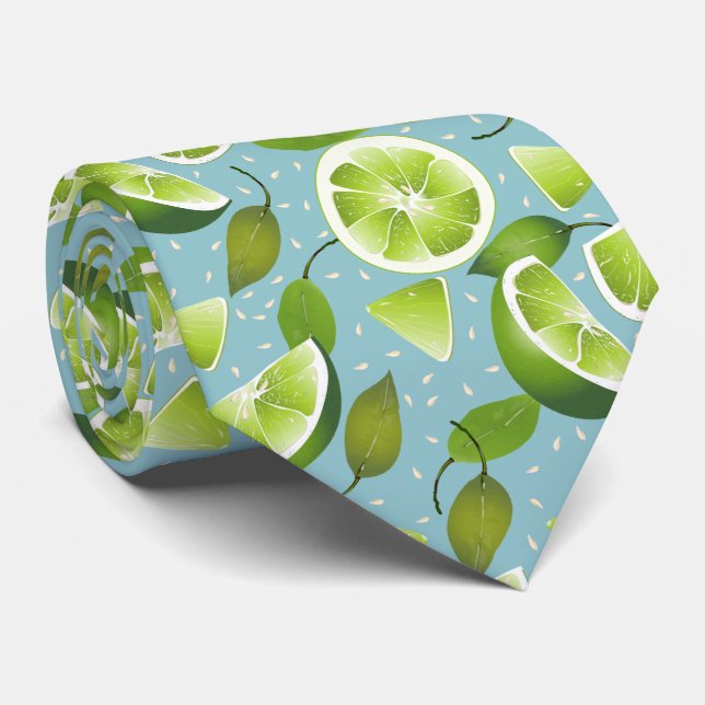 Lime Citrus Fruit Tie (Rolled)