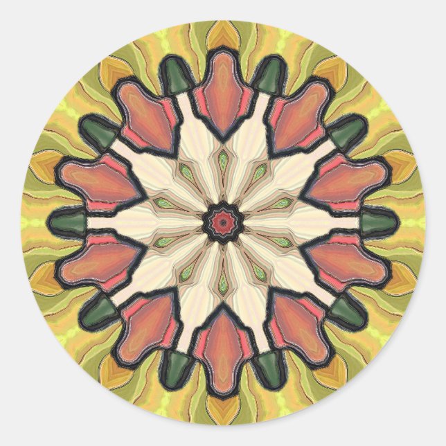 Lime Classic Round Sticker (Front)