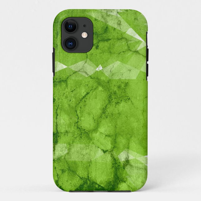 Lime crack wall background graphic design Case-Mate iPhone case (Back)