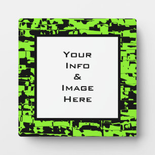 Lime Crackle Frame