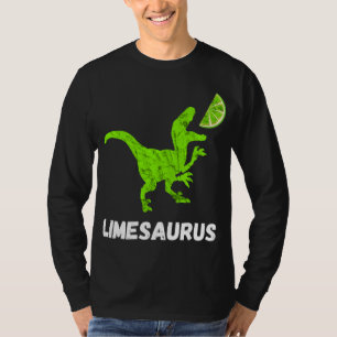 Lime Dinosaurs Lemon Fruit Lemonade Cocktail Dino T-Shirt