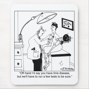 Lime Disease Mouse Pad