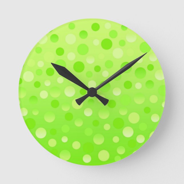 Lime Fizz clock round (Front)