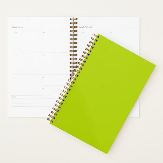 Lime Freshnes 5.5" x 8.5" Planner for Home or Offi (Display)