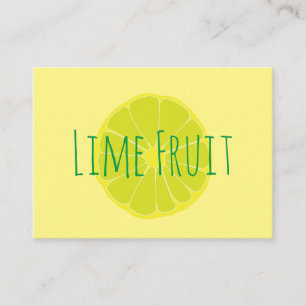 Lime Fruit Business Card