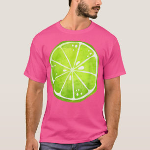 Lime Fruit Costume Sliced Lemon Funny Cute Hallowe T-Shirt