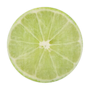 Lime Fruit Fresh Slice Cutting Board